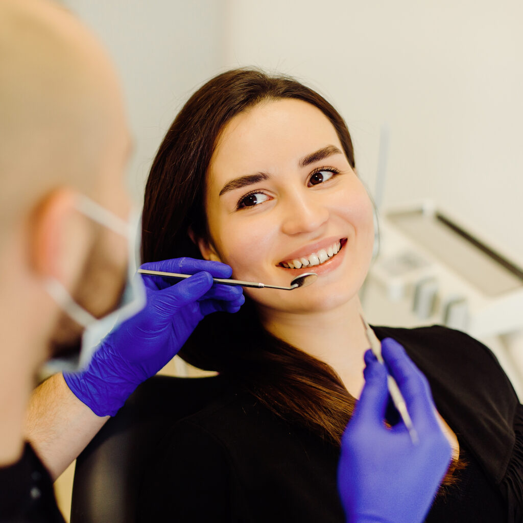 At the dentist's examination